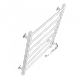 Электрический полотенцесушитель Laris ЗЕБРА АЛЬФА ЧК6 500Х600 Э (подключение справа) белый 77700070