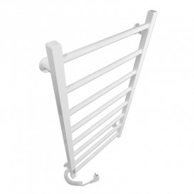 Електричний полотенцесушитель Laris ЗЕБРА АЛЬФА ЧК8 400х800 Е (підключення зліва) білий 77700071