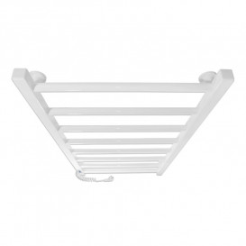 Електричний полотенцесушитель Laris ЗЕБРА АЛЬФА ЧК8 400х800 Е (підключення зліва) білий 77700071