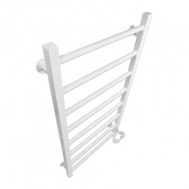 Електричний полотенцесушитель Laris ЗЕБРА АЛЬФА ЧК8 400х800 Е (підключення праворуч) білий 77700072