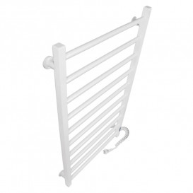 Электрический полотенцесушитель Laris ЗЕБРА АЛЬФА ЧК10 500Х900 Э (подключение справа) белый 77700066