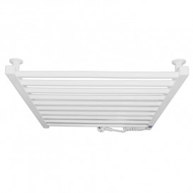 Электрический полотенцесушитель Laris ЗЕБРА АЛЬФА ЧК10 500Х900 Э (подключение справа) белый 77700066