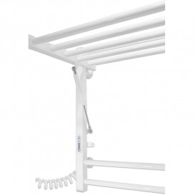 Електричний полотенцесушитель Laris ЗЕБРА АСТОР ЧК8 1000х500 Е (підключення зліва) білий 77700078