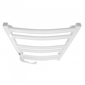 Електричний полотенцесушитель Laris ЗЕБРА АТЛАНТ ЧК6 500х700 Е (підключення зліва) білий 77700096