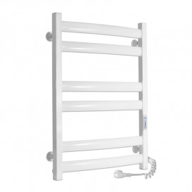 Електричний полотенцесушитель Laris ЗЕБРА АТЛАНТ ЧК6 500х700 Е (підключення праворуч) білий 77700097