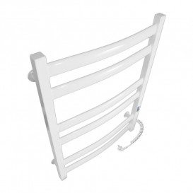 Електричний полотенцесушитель Laris ЗЕБРА АТЛАНТ ЧК6 500х700 Е (підключення праворуч) білий 77700097