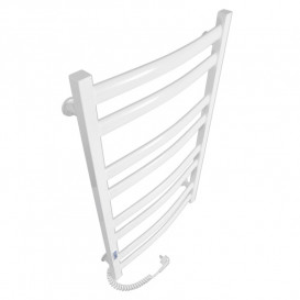 Електричний полотенцесушитель Laris ЗЕБРА АТЛАНТ ЧК8 500х900 Е (підключення зліва) білий  77700098