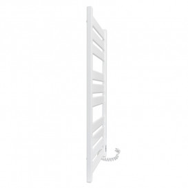 Электрический полотенцесушитель Laris ЗЕБРА ГЕФЕСТ ПРЕМИУМ ЧК10 500Х1200 Э (подключение справа) белый 75201080
