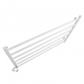 Электрический полотенцесушитель Laris ЗЕБРА ГОРИЗОНТ ЧК6 1000Х600 Э (подключение слева) белый 77700080