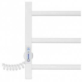 Электрический полотенцесушитель Laris ЗЕБРА ГОРИЗОНТ ЧК6 1000Х600 Э (подключение слева) белый 77700080