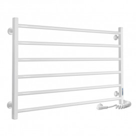 Электрический полотенцесушитель Laris ЗЕБРА ГОРИЗОНТ ЧК6 1000Х600 Э (подключение справа) белый 77700081