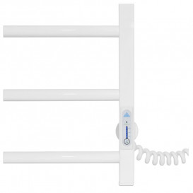 Электрический полотенцесушитель Laris ЗЕБРА ГОРИЗОНТ ЧК6 1000Х600 Э (подключение справа) белый 77700081