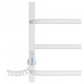 Электрический полотенцесушитель Laris ЗЕБРА КОМФОРТ ЧК8 500Х800 Э (подключение слева) белый 77700094