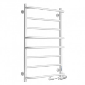 Электрический полотенцесушитель Laris ЗЕБРА КОМФОРТ ЧК8 500Х800 Э (подключение справа) белый 77700095