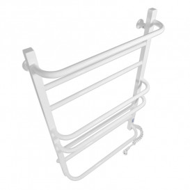 Электрический полотенцесушитель Laris ЗЕБРА КОМФОРТ ЧК8 500Х800 Э (подключение справа) белый 77700095