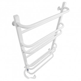 Электрический полотенцесушитель Laris ЗЕБРА КОМФОРТ ЧК10 500Х900 Э (подключение слева) белый 77700090