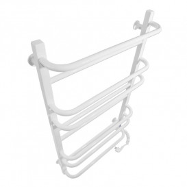 Електричний полотенцесушитель Laris ЗЕБРА КОМФОРТ ЧК10 500х900 Е (підключення праворуч) білий 77700091