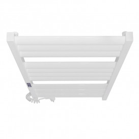 Электрический полотенцесушитель Laris ЗЕБРА ЛАВИНА ЧК10 500Х900 Э (подключение слева) белый 75201087