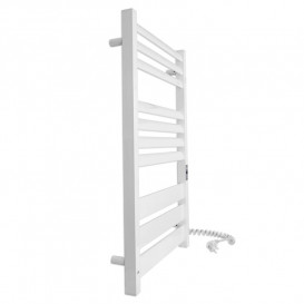 Электрический полотенцесушитель Laris ЗЕБРА ЛАВИНА ЧК10 500Х900 Э (подключение справа) белый 75201088