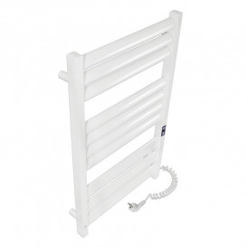Электрический полотенцесушитель Laris ЗЕБРА ЛАВИНА ЧК10 500Х900 Э (подключение справа) белый 75201088