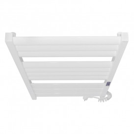 Электрический полотенцесушитель Laris ЗЕБРА ЛАВИНА ЧК10 500Х900 Э (подключение справа) белый 75201088