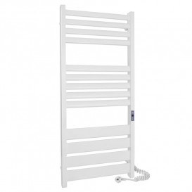 Електричний полотенцесушитель Laris ЗЕБРА ЛАВИНА ЧК13 500х1200 Е (підключення праворуч) білий 75201090