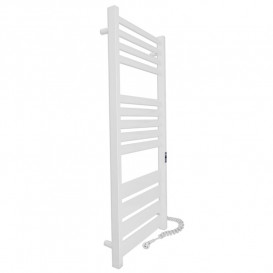 Електричний полотенцесушитель Laris ЗЕБРА ЛАВИНА ЧК13 500х1200 Е (підключення праворуч) білий 75201090