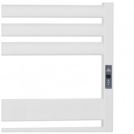 Електричний полотенцесушитель Laris ЗЕБРА ЛАВИНА ЧК13 500х1200 Е (підключення праворуч) білий 75201090