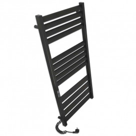 Электрический полотенцесушитель Laris ЗЕБРА ЛАВИНА ЧКЧ13 500Х1200 Э (подключение слева) черный 75201093