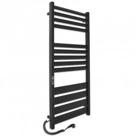 Электрический полотенцесушитель Laris ЗЕБРА ЛАВИНА ЧКЧ13 500Х1200 Э (подключение слева) черный 75201093