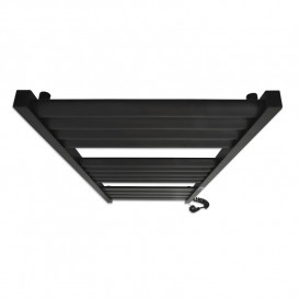 Электрический полотенцесушитель Laris ЗЕБРА ЛАВИНА ЧКЧ13 500Х1200 Э (подключение справа) черный 75201094