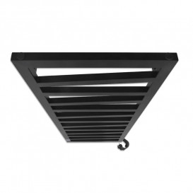 Электрический полотенцесушитель Laris ЗЕБРА МИРАЖ ЧКЧ11 500Х1200 Э (подключение справа) черный 71207715