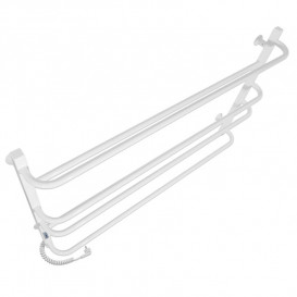 Электрический полотенцесушитель Laris ЗЕБРА ПРАКТИК ЧК6 1000 Х 600 Э (подключение слева) белый 77700082