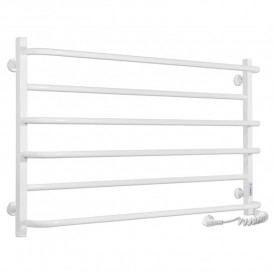Электрический полотенцесушитель Laris ЗЕБРА ПРАКТИК ЧК6 1000 Х 600 Э (подключение справа) белый 77700083