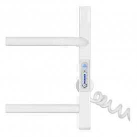 Электрический полотенцесушитель Laris ЗЕБРА СТАНДАРТ ЧК5 500Х660 Э (подключение справа) белый 77700076