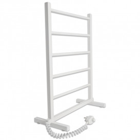 Электрический полотенцесушитель Laris ЗЕБРА ФЕЛИЧИЯ ЧК6 500Х700 Э (подключение универсальное) белый 77700077