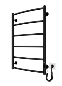 Электрический полотенцесушитель Mario Классик HP-I 800x530 TR K черный мат 4820111357277