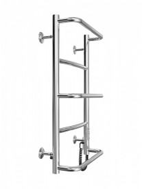 Електричний полотенцесушитель MARIO Люкс HP-I 650х430/150 TR K полірована сталь 4820111356560