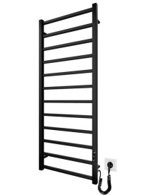 Електрична рушникосушарка Mario Токіо-I 1200x500 TR К чорний мат 4820111357352