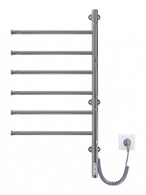 Электрический полотенцесушитель Mario Веер-I TR 800х445/55 поворотный 4820111355617
