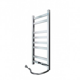 Електрична рушникосушарка Navin Авангард 360х800 мм права з кнопкою нержавіюча сталь хром 10-028050-3680