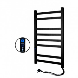 Электрический полотенцесушитель Navin Авангард 480х800 правый Digital с таймером окрашенная сталь черный 12-228052-4880