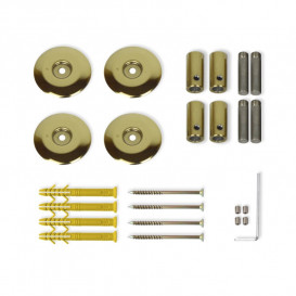 Електрична сушка для рушників NAVIN Авангард 480х800 Sensor підключення праворуч золото 10-428053-4880