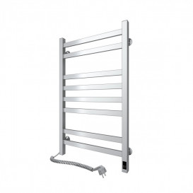 Электрический полотенцесушитель NAVIN Авангард 480х800 Sensor подключение слева матовый сатин 10-328153-4880