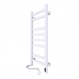 Электрический полотенцесушитель NAVIN Авангард 360х800 Sensor подключение слева таймер белый 12-028153-3680