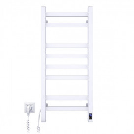 Электрический полотенцесушитель NAVIN Авангард 360х800 Sensor подключение слева таймер белый 12-028153-3680