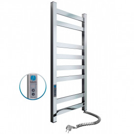 Електричний полотенцесушитель Navin Авангард правий 360х800 digital таймер нержавіюча сталь 10-028052-3680