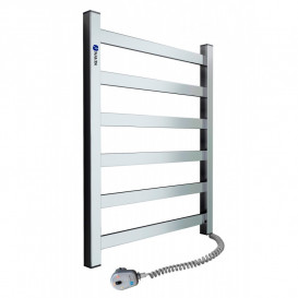Электрический полотенцесушитель Navin Авангард правый 480х600 с терморегулятором нержавеющая сталь 10-028051-4860