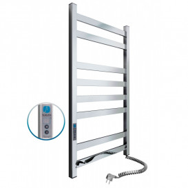 Електричний полотенцесушитель Navin Авангард правий 480х800 digital таймер нержавіюча сталь 10-028052-4880