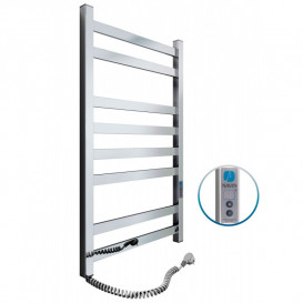 Электрический полотенцесушитель Navin Авангард левый 480х800 digital таймер нержавеющая сталь 10-028152-4880